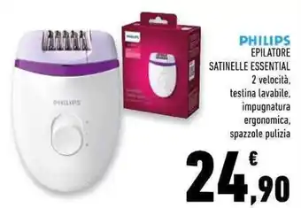 Conad Superstore PHILIPS EPILATORE SATINELLE ESSENTIAL offerta