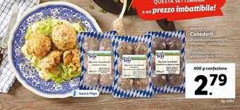 Lidl Alpenfest style - canederli offerta