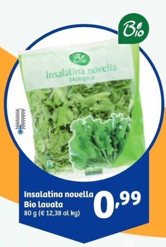 In'S Mercato Insalatina novella Bio Lavata 80 g offerta