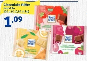 In'S Mercato Cioccolato Ritter assortito 100 g offerta