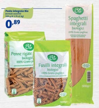 In'S Mercato Pasta integrale Bio formati assortiti 500 g offerta