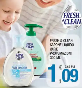 Splendidi e Splendenti Fresh & Clean Sapone Liquido varie profumanzione 300ml offerta