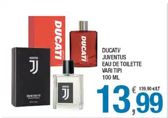 Splendidi e Splendenti Ducati Juventus Eau de Toilette vari tipi 100ml offerta