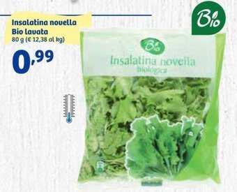 In'S Mercato Insalatina novella Bio lavata 80 g offerta