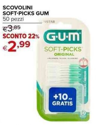 Iperal SCOVOLINI SOFT-PICKS GUM 50 pezzi offerta