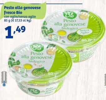 In'S Mercato Pesto alla genovese fresco Bio con aglio/senza aglio 85 g offerta
