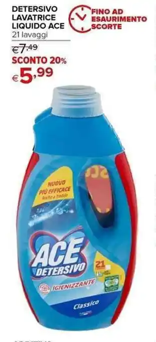 Iperal DETERSIVO LAVATRICE LIQUIDO ACE 21 lavaggi offerta