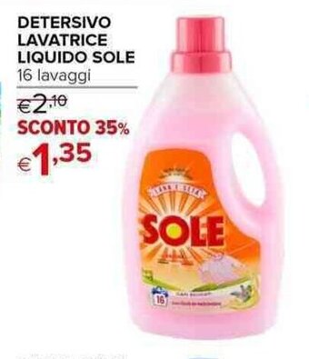 Iperal DETERSIVO LAVATRICE LIQUIDO SOLE 16 lavaggi offerta