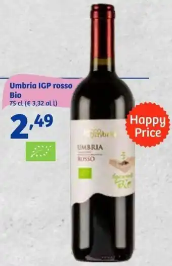 In'S Mercato Umbria IGP rosso Bio 75 cl offerta