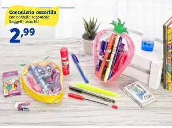 In'S Mercato Cancelleria assortita con borsetta sagomata. Soggetti assortiti offerta