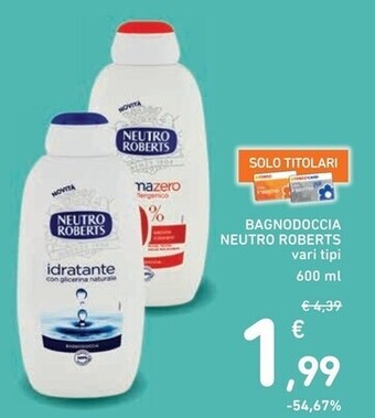 Spazio Conad Neutro roberts bagnodoccia offerta
