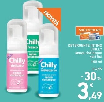 Spazio Conad Chilly detergente intimo offerta