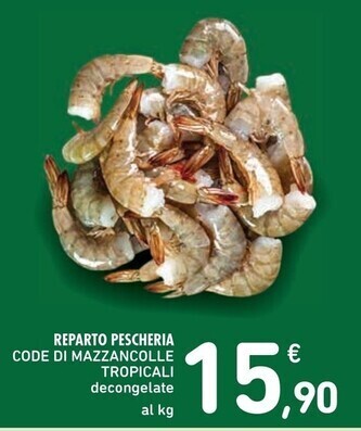 Spazio Conad Code di mazzancolle tropicali offerta