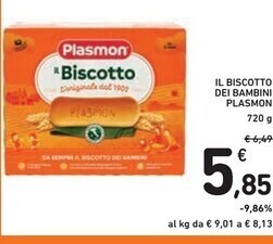 Spazio Conad Plasmon il biscotto dei bambini offerta