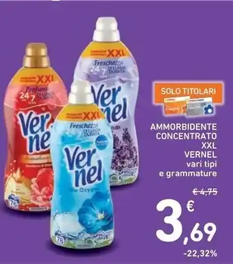 Spazio Conad Vernel ammorbidente concentrato xxl offerta