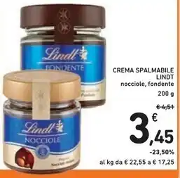 Spazio Conad Lindt crema spalmabile offerta