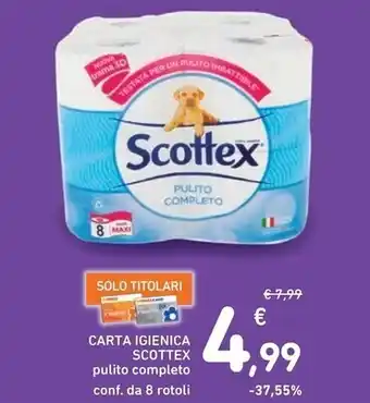 Spazio Conad Scottex carta igienica offerta