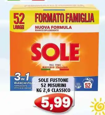 SOLE FUSTONE 52 MISURINI KG 2,6 CLASSICO