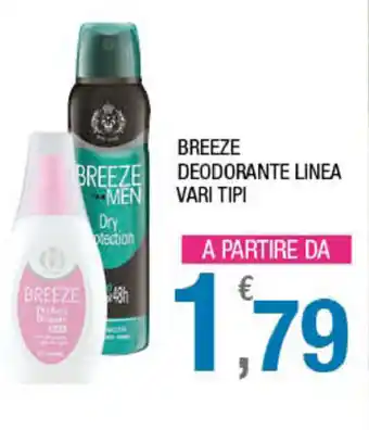 Splendidi e Splendenti Breeze Deodorante Linea vari tipi offerta