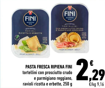 Conad PASTA FRESCA RIPIENA FINI 250 g offerta