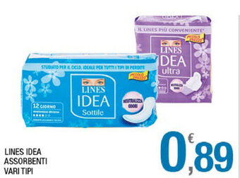 Splendidi e Splendenti Lines Idea Assorbenti Vari Tipi offerta