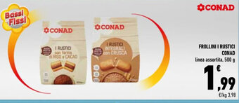 Conad FROLLINI I RUSTICI CONAD linea assortita, 500 g offerta