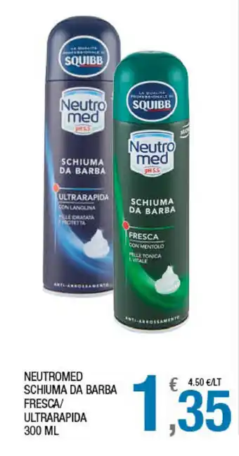 Splendidi e Splendenti Neutromed Schiuma da Barba Fresca/Ultrarapida 300ml offerta