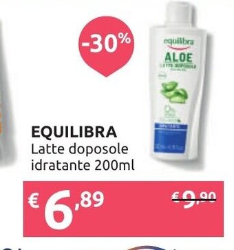 Ipersoap EQUILIBRA Latte solare spf20 200ml offerta