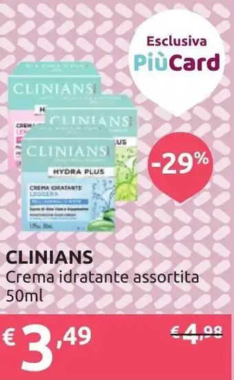 CLINIANS! CREMA DRATANTE assortita 50 ml