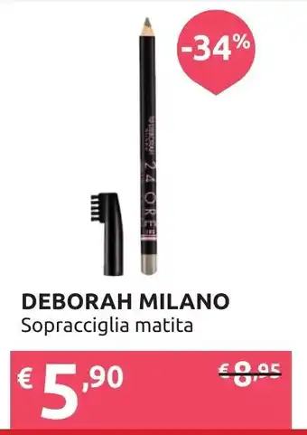 Ipersoap DEBORAH MILANO Sopracciglia matita offerta