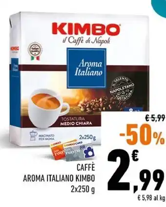 Conad Kimbo caffe aroma italiano offerta