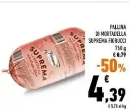 Conad Fiorucci pallina di mortadella suprema offerta