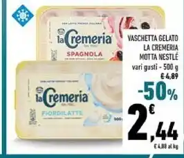 Conad Motta vaschetta gelato la cremeria offerta