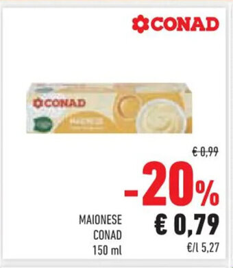 Conad MAIONESE CONAD 150 ml offerta