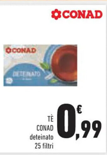 Conad TÈ CONAD deteinato 25 filtri offerta
