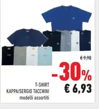 Conad T-SHIRT KAPPA/SERGIO TACCHINI modelli assortiti offerta