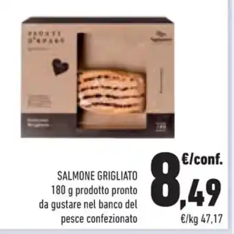 Conad SALMONE GRIGLIATO 180 g offerta