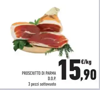 Conad PROSCIUTTO DI PARMA D.O.P. 3 pezzi sottovuoto offerta