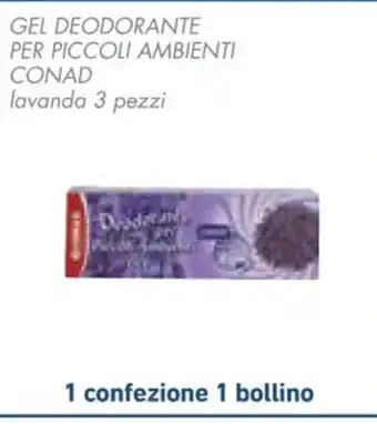 Conad GEL DEODO lavanda 3 pezzi offerta