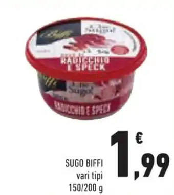 Conad SUGO BIFFI vari tipi 150/200 g offerta