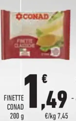 Conad FINETTE CONAD 200 g offerta