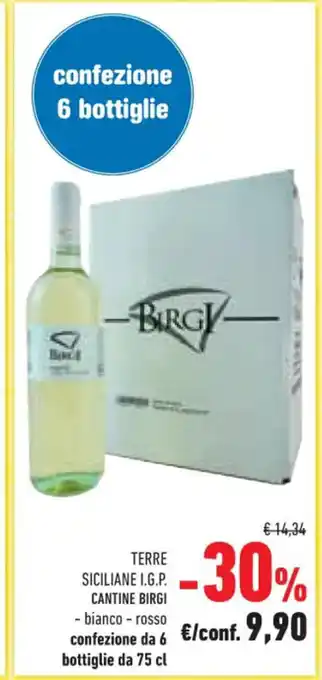 TERRE SICILIANE CANTINE BIRGI 75 cl