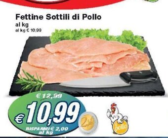 Prix Quality Fettine Sottili di Pollo offerta