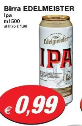 Prix Quality Birra EDELMEISTER Ipa ml 500 offerta