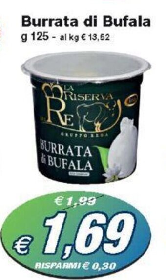 Prix Quality Burrata di Bufala g 125 offerta