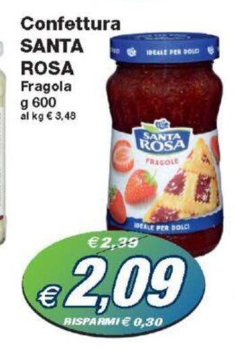 Confettura SANTA ROSA Fragola g 600
