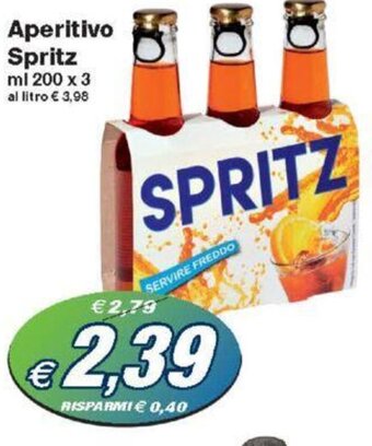 Prix Quality Aperitivo Spritz ml 200 x 3 offerta