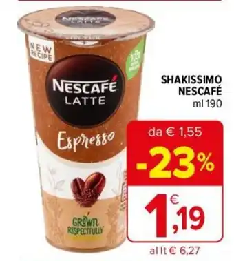 Iperal SHAKISSIMO NESCAFÉ ml 190 offerta