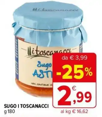 Iperal SUGO I TOSCANACCI g 180 offerta