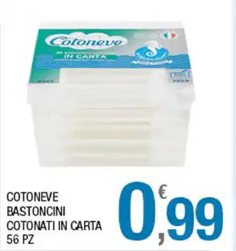 Splendidi e Splendenti Cotoneve Bastoncini Cotonati in Carta 56pz offerta